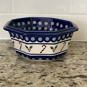 Polish Pottery Holiday Bowl